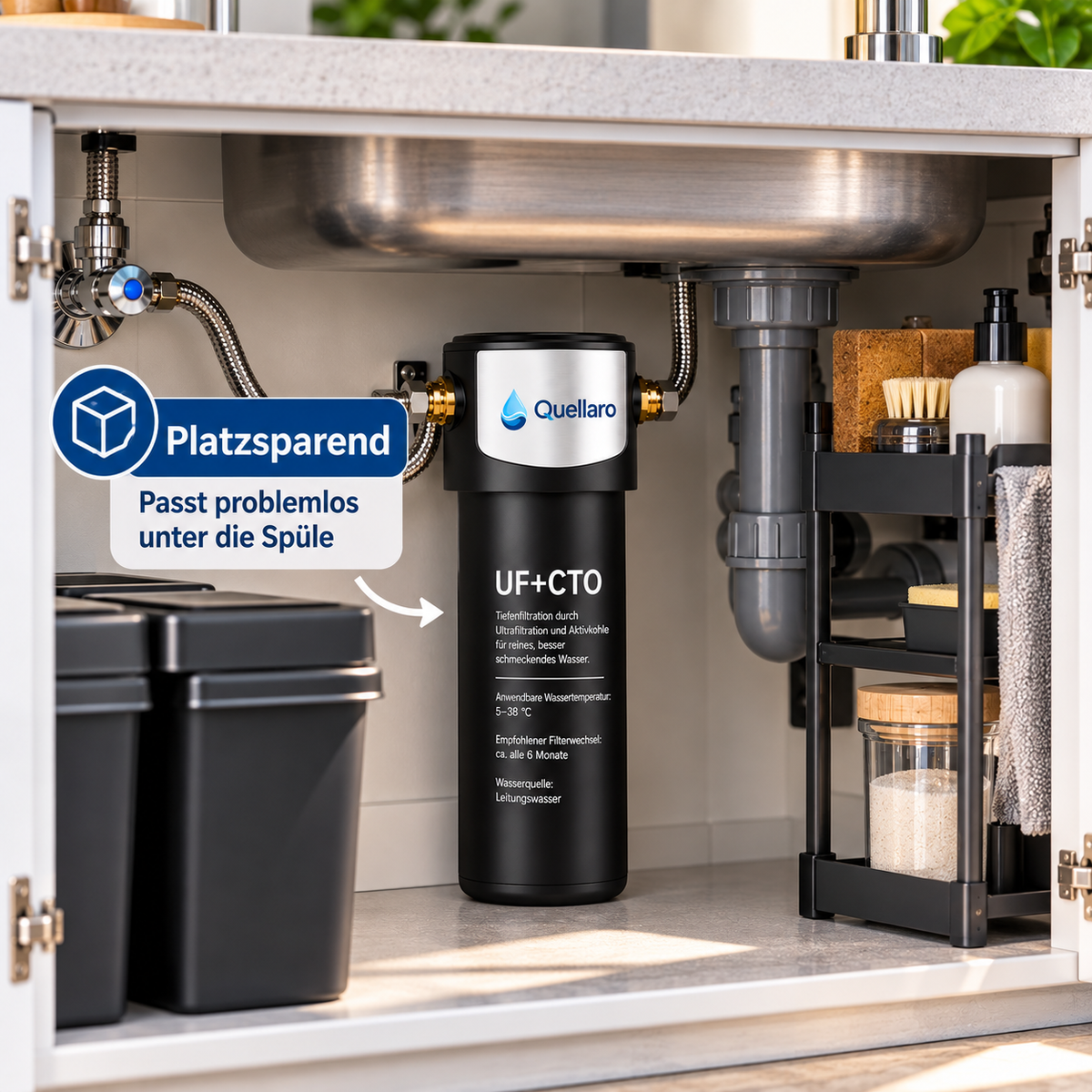 Quellaro Untertisch-Wasserfilter